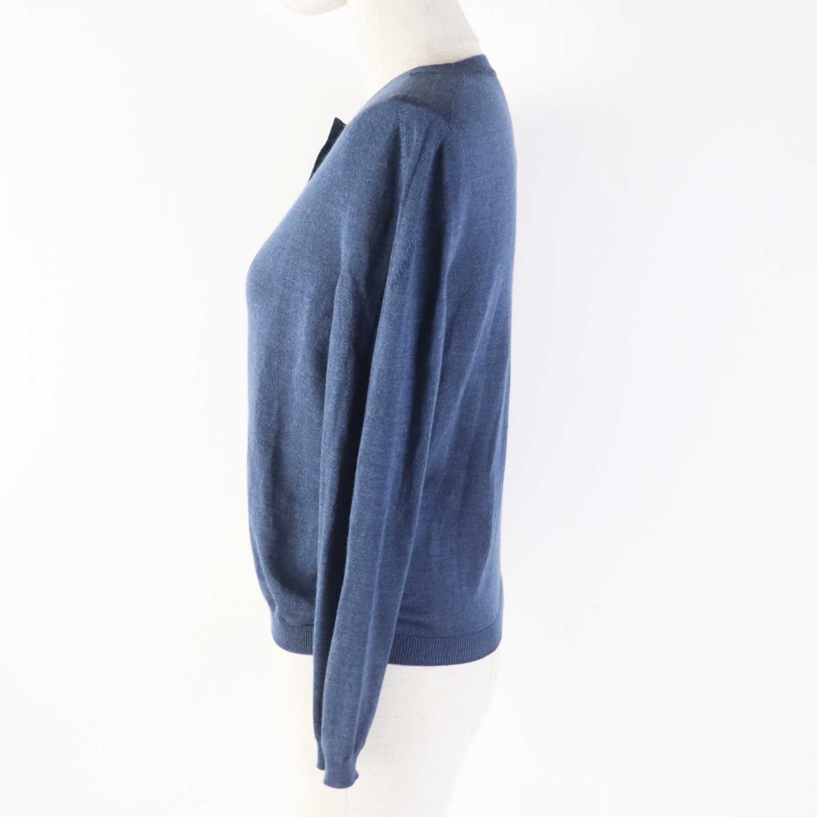 Jil Sander Jil Sander Jil Sander JSPI754312 Wool Silk Knit Cardigan Others Tops JSPI754312 WIY11008 Size ONE SIZE - 3 Thumbnail