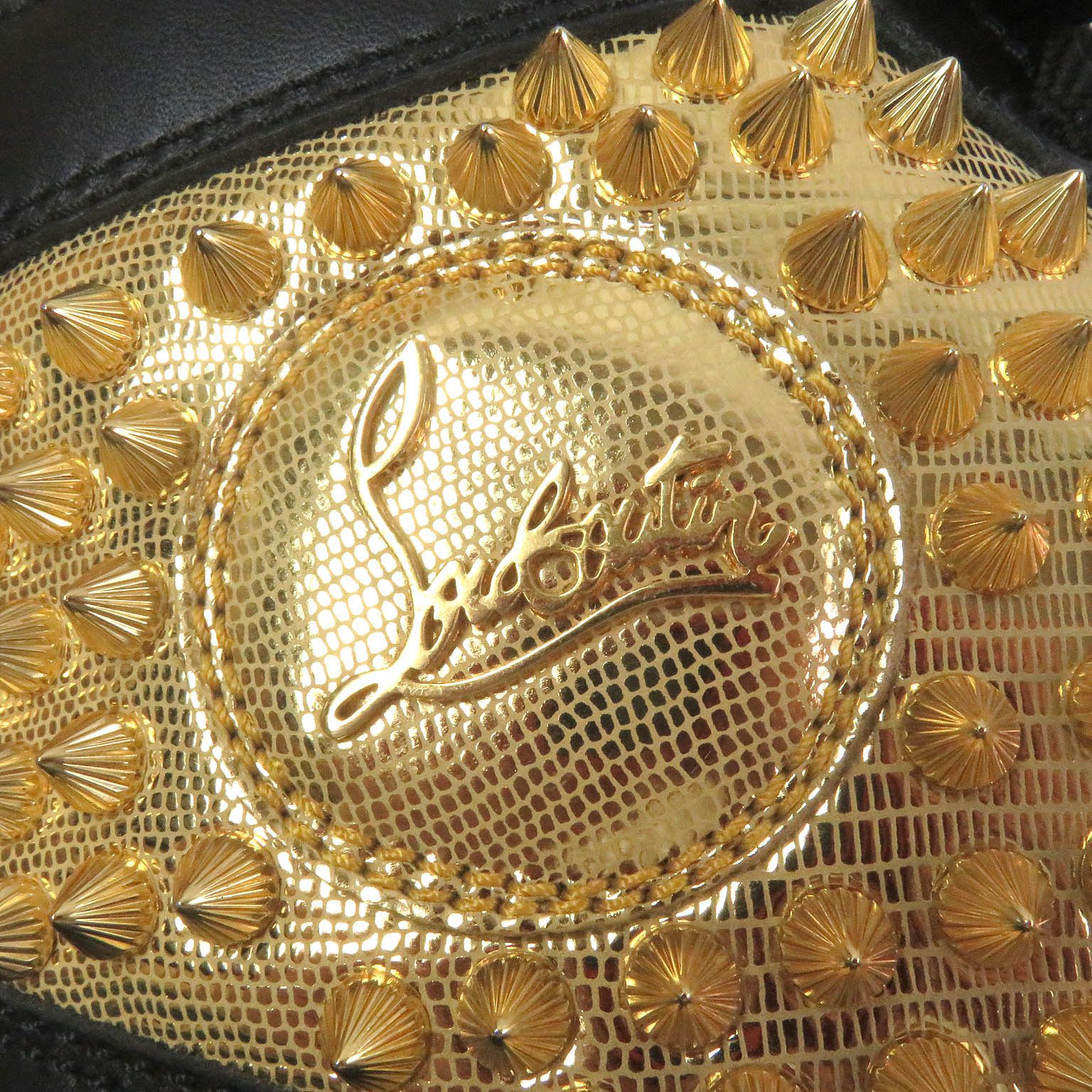 Christian Louboutin Christian Louboutin Christian Louboutin Spike Studs Leather Sneakers Leather Shoes Size ONE SIZE - 7 Thumbnail