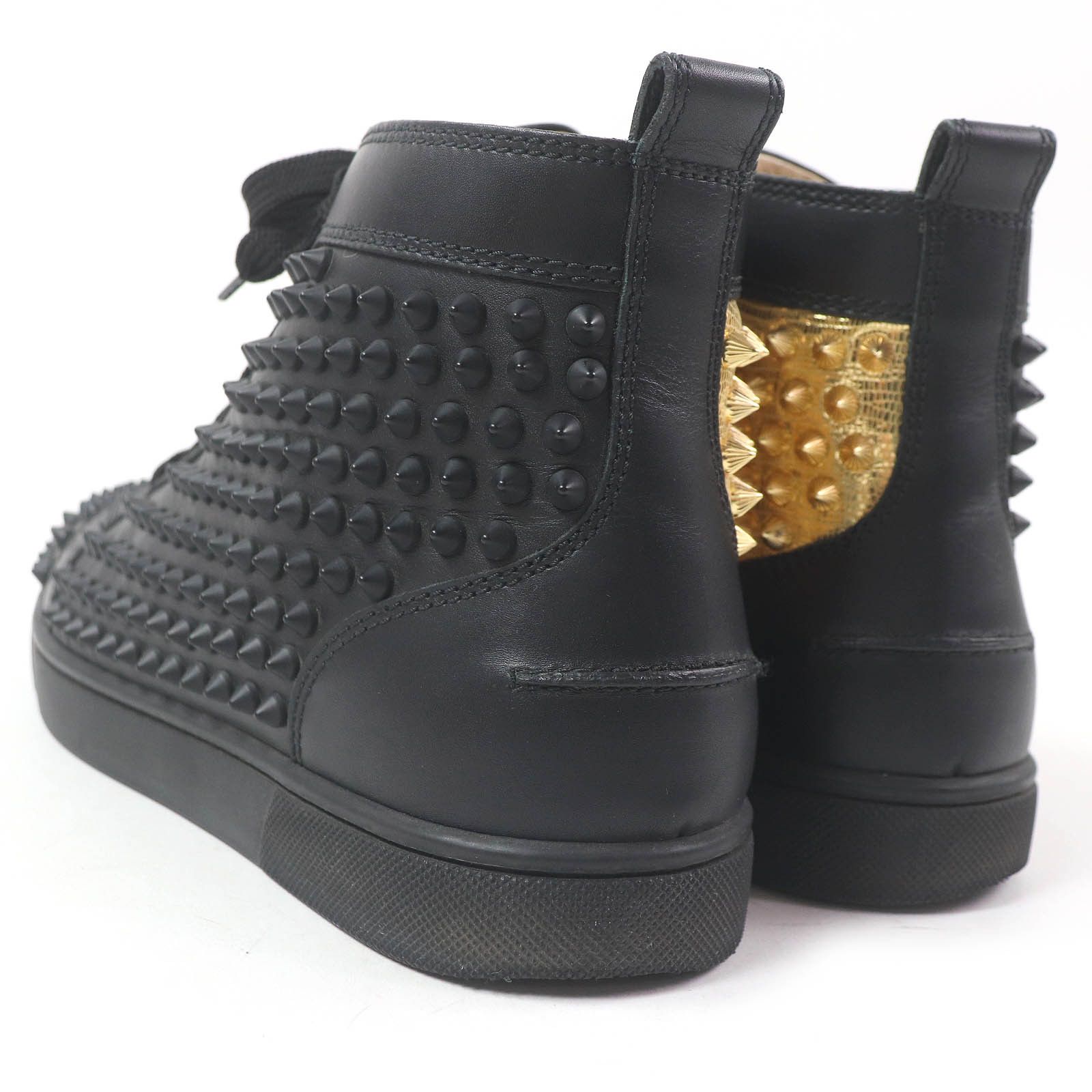 Christian Louboutin Christian Louboutin Christian Louboutin Spike Studs Leather Sneakers Leather Shoes Size ONE SIZE - 6 Thumbnail