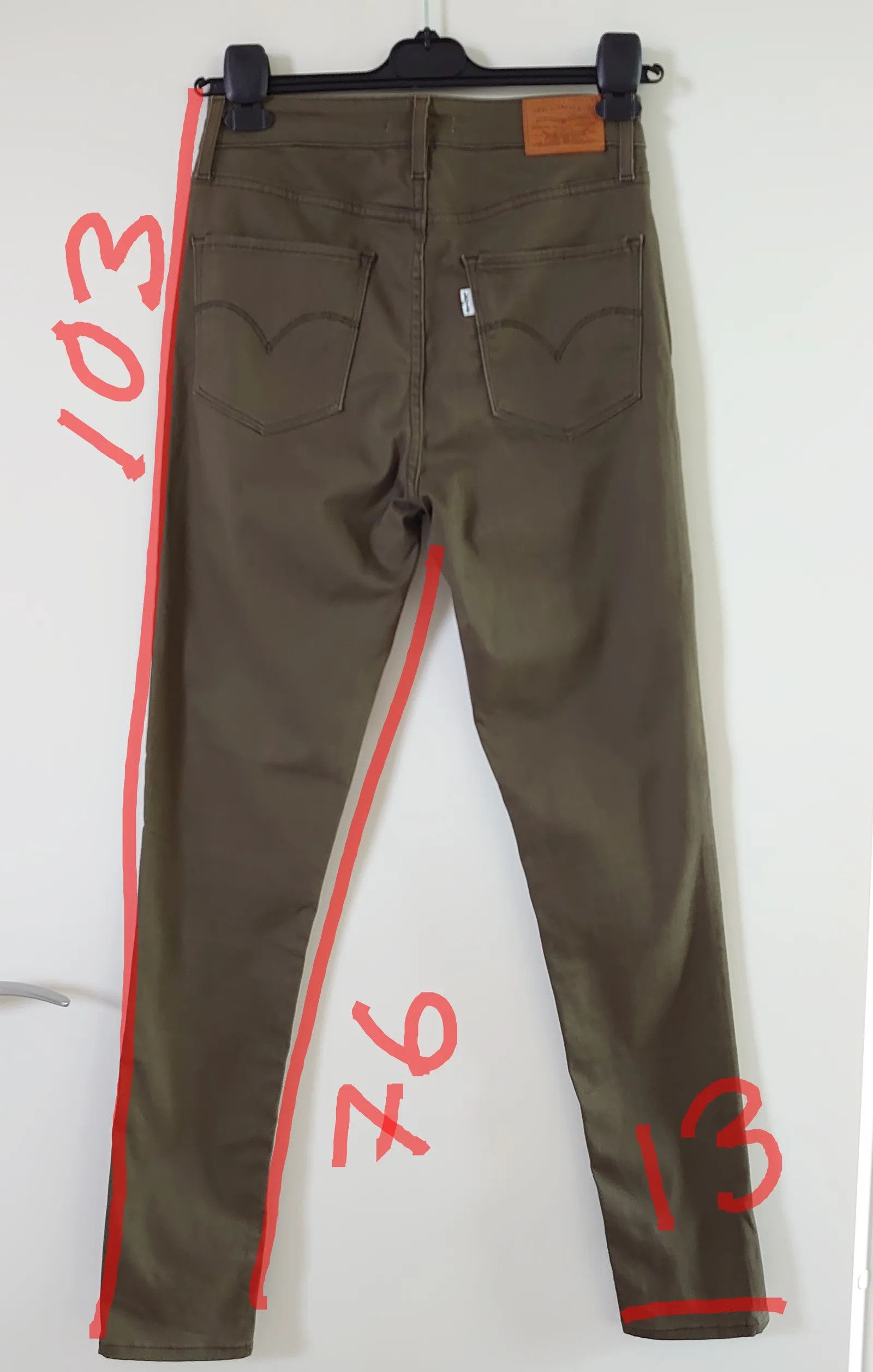 Levi's Levi's 721 High Rise Skinny Jeans Size 28" / US 6 / IT 42 - 4 Thumbnail