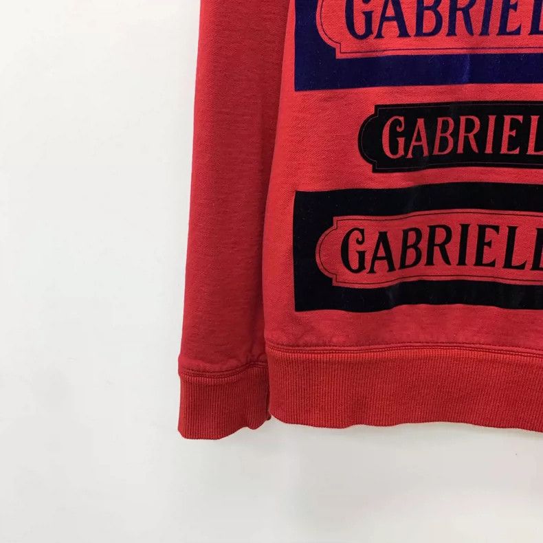 Chanel Chanel Red Graphic Cotton Long Sleeve Sweatshirt- DMC Size US XXS / EU 40 - 4 Thumbnail