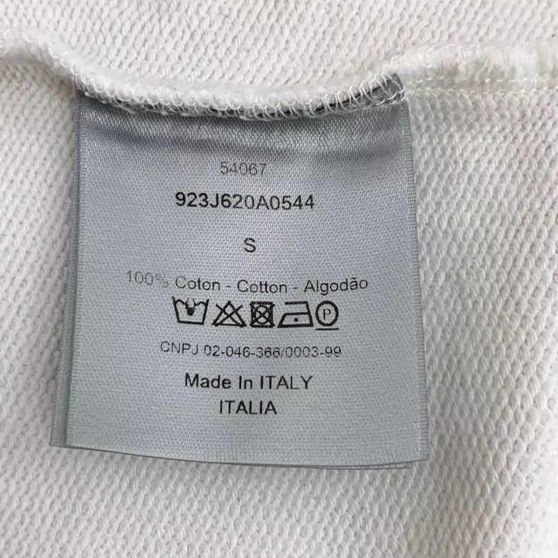 Dior Dior White Striped Cotton Long Sleeve Sweatshirt- DMC Size US S / EU 44-46 / 1 - 7 Thumbnail