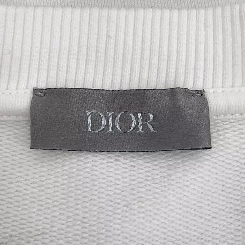 Dior Dior White Striped Cotton Long Sleeve Sweatshirt- DMC Size US S / EU 44-46 / 1 - 5 Thumbnail