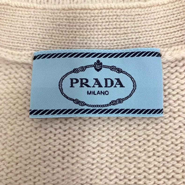 Prada Prada Pink Cashmere Ruffled Cardigan Sweater- DMC Size US M / EU 48-50 / 2 - 5 Thumbnail