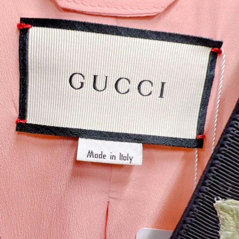 Gucci Gucci Beige Embroidered Jacket with Black Trim- DMC Size US S / EU 44-46 / 1 - 5 Thumbnail