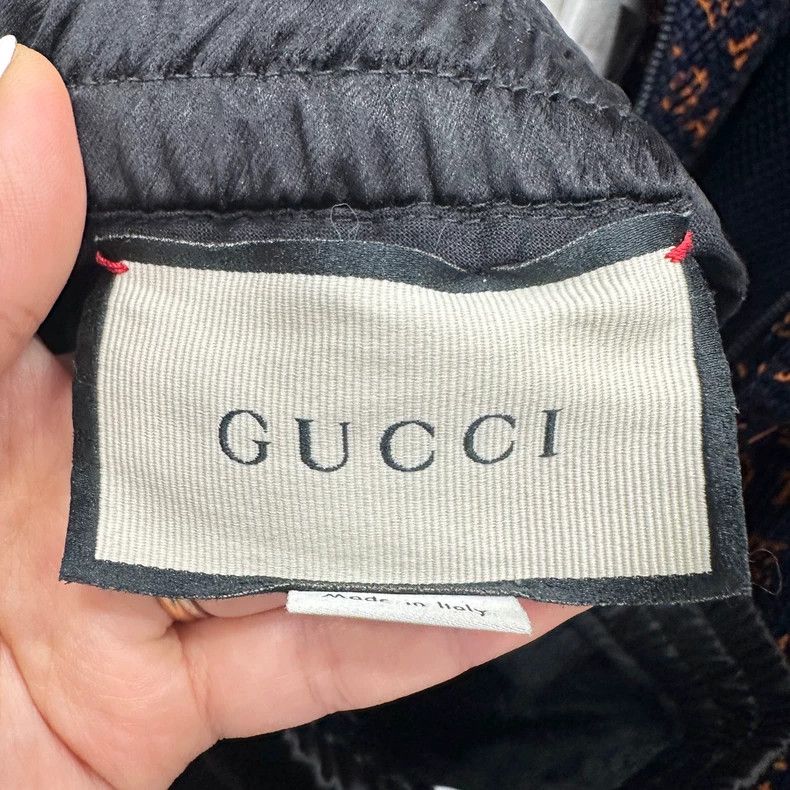 Gucci Gucci Black Shorts Size 50 with Logo- DMC Size US 31 - 3 Thumbnail