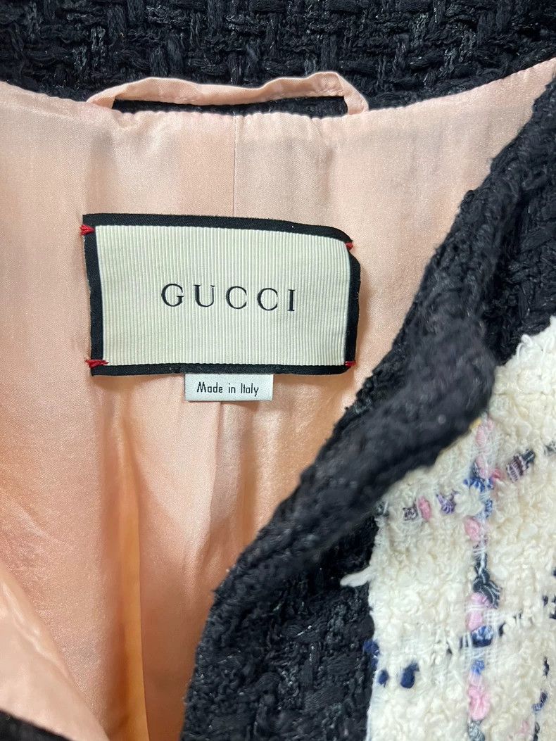 Gucci Gucci Checkered Tweed Jacket in Excellent Condition- DMC Size US S / EU 44-46 / 1 - 3 Thumbnail