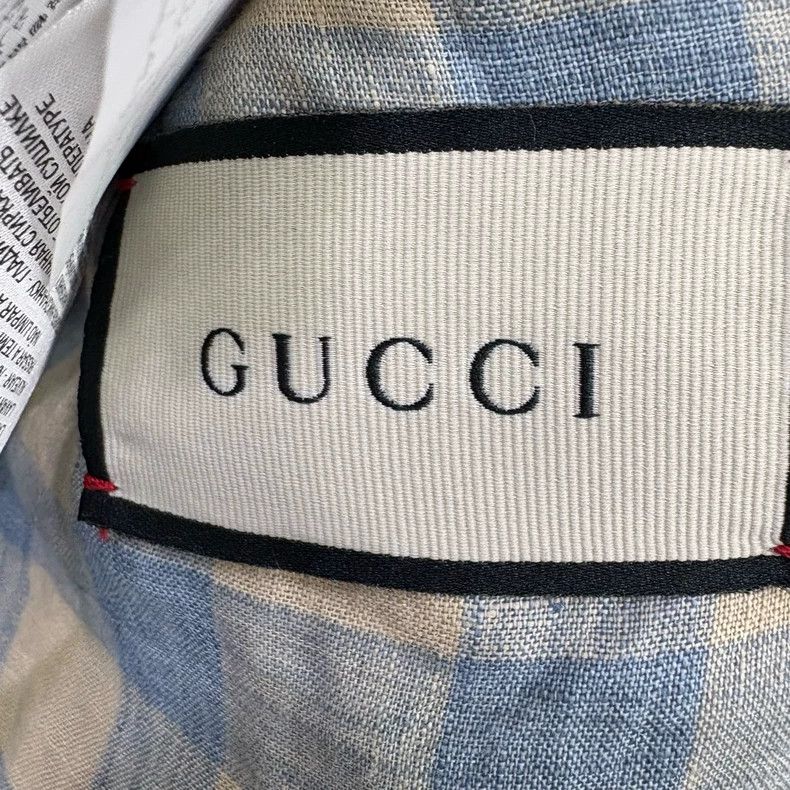 Gucci Gucci Logo Denim Jacket for Men Size 44- DMC Size US L / EU 52-54 / 3 - 3 Thumbnail