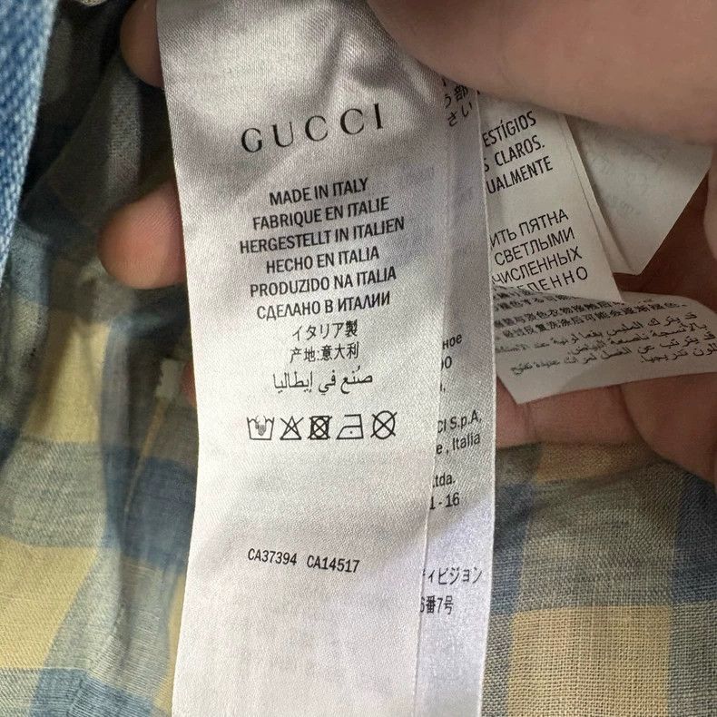 Gucci Gucci Logo Denim Jacket for Men Size 44- DMC Size US L / EU 52-54 / 3 - 4 Thumbnail