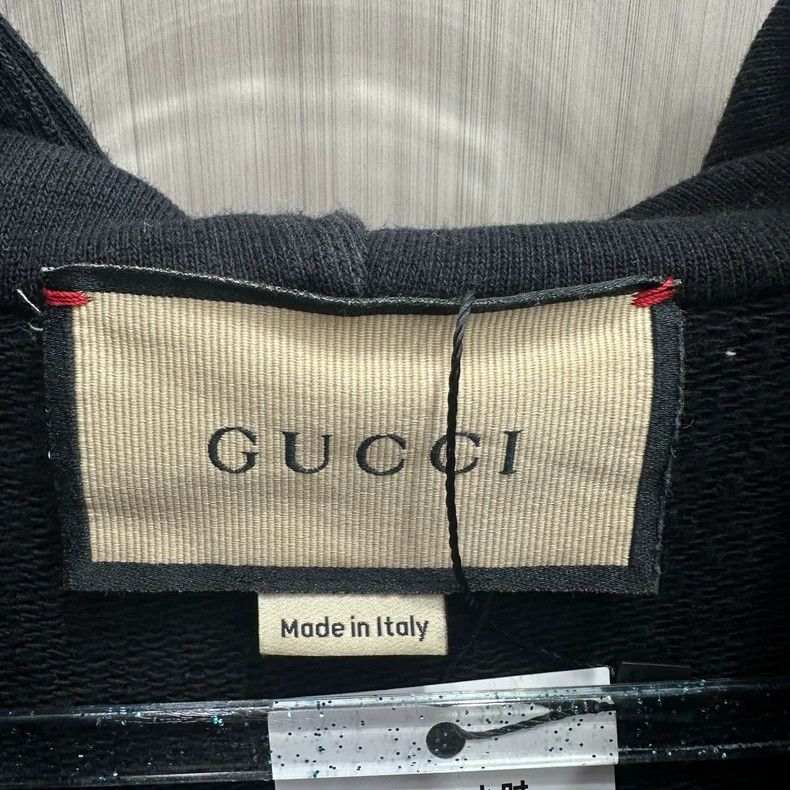 Gucci Gucci Black Hooded Half-Zip Sweatshirt- DMC Size US S / EU 44-46 / 1 - 3 Thumbnail