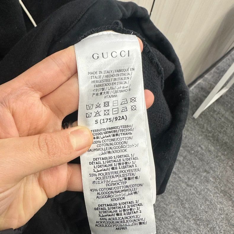 Gucci Gucci Black Hooded Half-Zip Sweatshirt- DMC Size US S / EU 44-46 / 1 - 4 Thumbnail