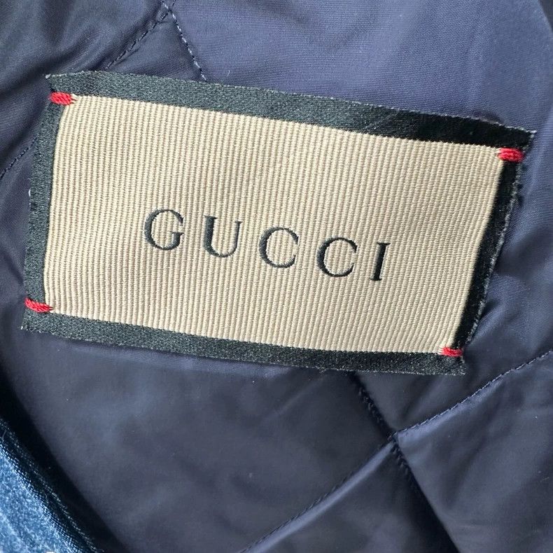 Gucci Gucci Blue Cotton Jacket Size 54- DMC Size US XXL / EU 58 / 5 - 4 Thumbnail