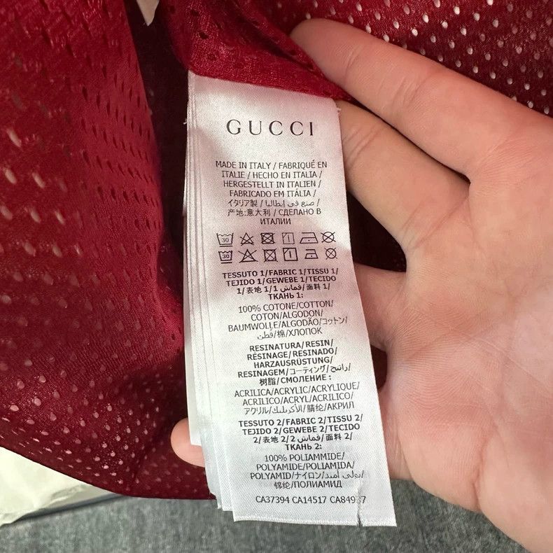 Gucci Gucci Red Green Striped Long Coat- DMC Size US L / EU 52-54 / 3 - 3 Thumbnail