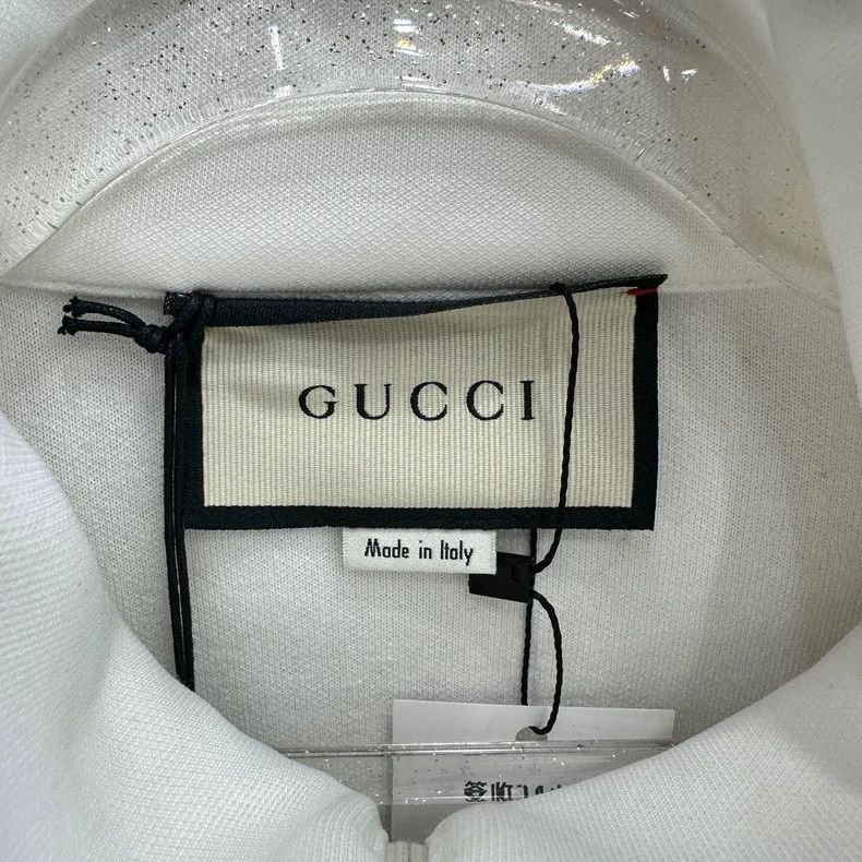 Gucci Gucci White Green Hooded Jacket- DMC Size US M / EU 48-50 / 2 - 2 Thumbnail