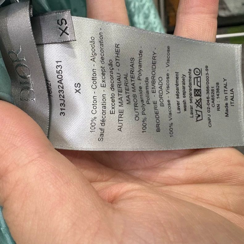 Dior Dior Double-Sided Printed Lake Green Hoodie- DMC Size US XS / EU 42 / 0 - 4 Thumbnail