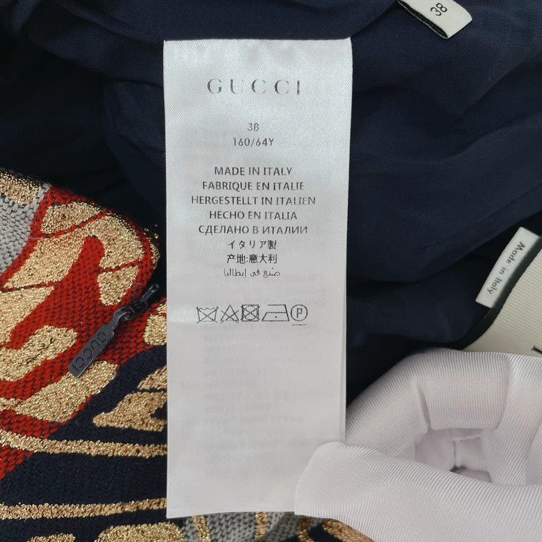 Gucci Gucci Logo Embroidered Midi Skirt Size 38- DMC Size US 38 / EU 54 - 6 Thumbnail