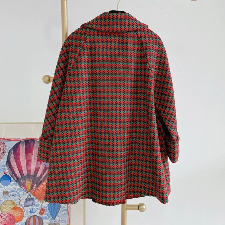 Gucci Gucci Houndstooth Wool Coat Size 36- DMC Size US S / EU 44-46 / 1 - 2 Thumbnail