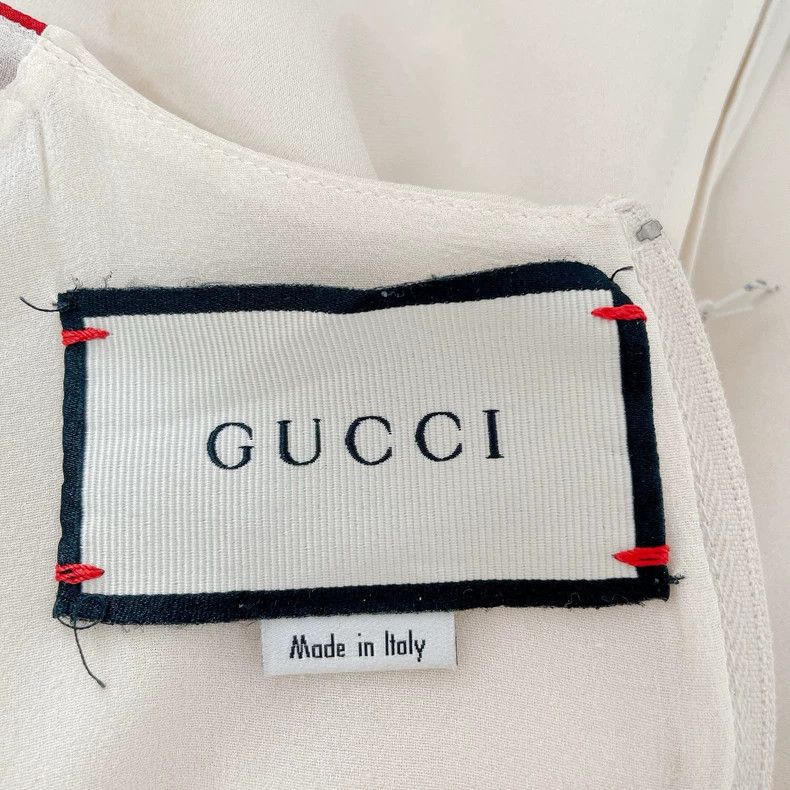 Gucci Gucci Color-Block Silk Long Sleeve Top- DMC Size US M / EU 48-50 / 2 - 5 Thumbnail