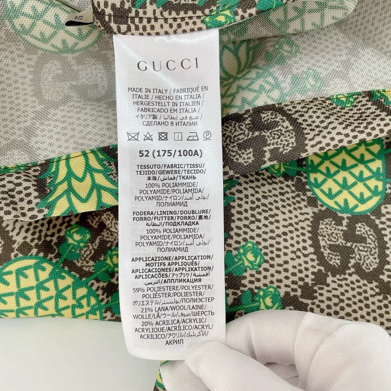 Gucci GUCCI Pineapple Zip Jacket Size 52- DMC Size US L / EU 52-54 / 3 - 7 Thumbnail