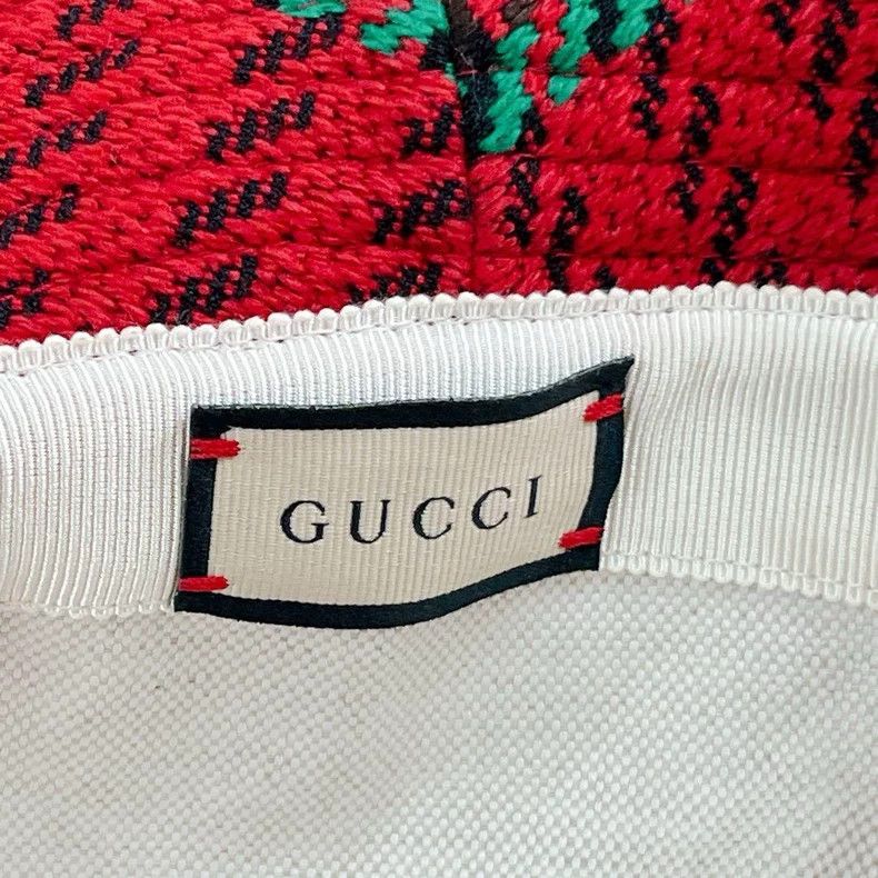 Gucci Gucci Double G Houndstooth Fisherman Hat- DMC Size ONE SIZE - 5 Thumbnail
