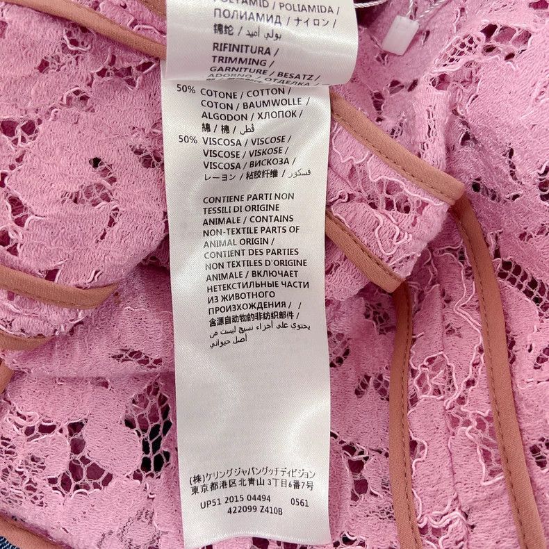 Gucci Gucci Pink Lace Jacket Size 40- DMC Size US M / EU 48-50 / 2 - 8 Thumbnail