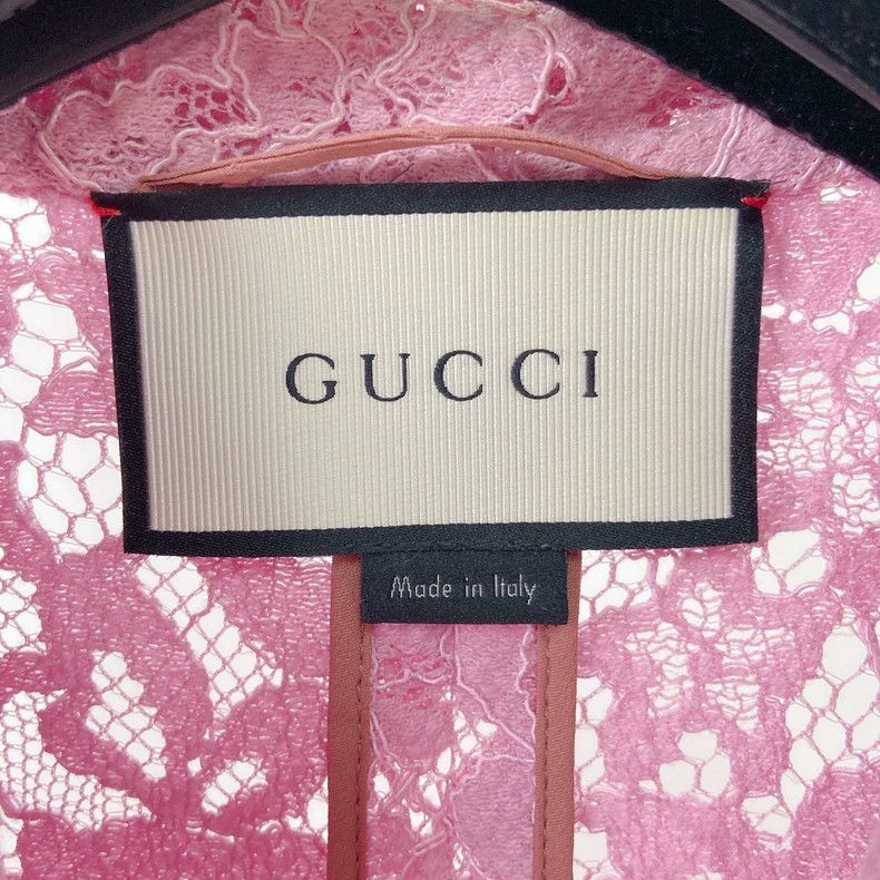 Gucci Gucci Pink Lace Jacket Size 40- DMC Size US M / EU 48-50 / 2 - 6 Thumbnail