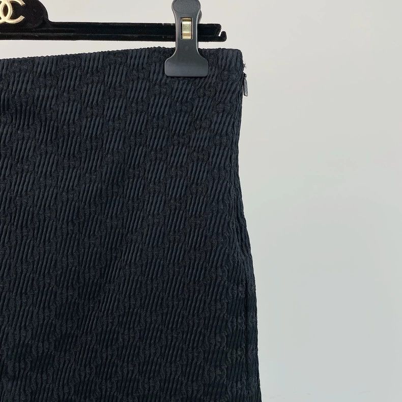 Gucci Gucci Black Logo Pattern Skirt Size 40- DMC Size US 31 - 3 Thumbnail