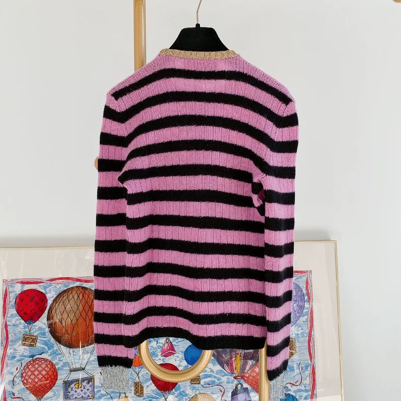 Gucci Gucci Cat Embroidery Cashmere Knit Sweater- DMC Size US S / EU 44-46 / 1 - 2 Thumbnail