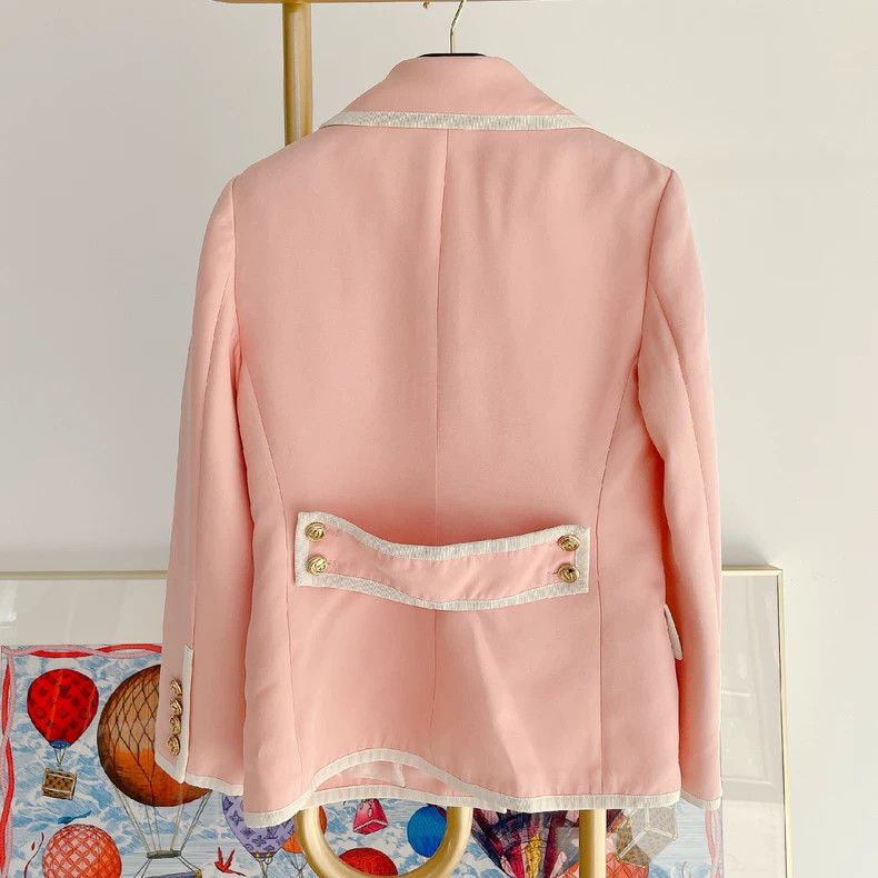 Gucci Gucci Pink Casual Jacket with Bow- DMC Size US M / EU 48-50 / 2 - 2 Thumbnail