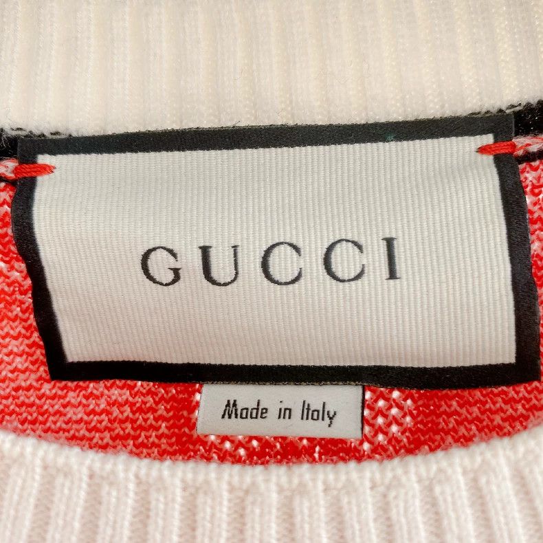 Gucci Gucci Vintage Short Sleeve Knitted Top- DMC Size US XS / EU 42 / 0 - 4 Thumbnail
