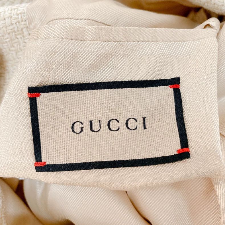 Gucci Gucci Beige Knitted Jacket with Buttons- DMC Size US M / EU 48-50 / 2 - 7 Thumbnail