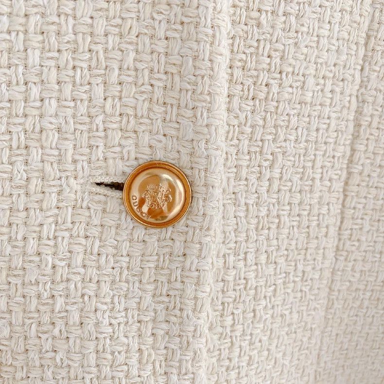 Gucci Gucci Beige Knitted Jacket with Buttons- DMC Size US M / EU 48-50 / 2 - 6 Thumbnail