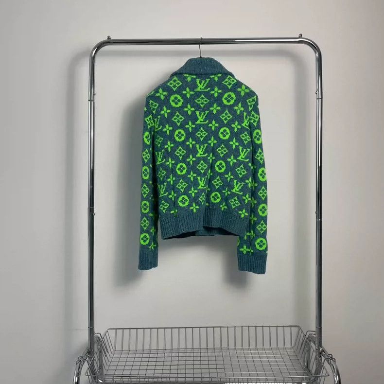 Louis Vuitton Louis Vuitton Fluorescent Green Printed Jacket- DMC Size US M / EU 48-50 / 2 - 3 Thumbnail