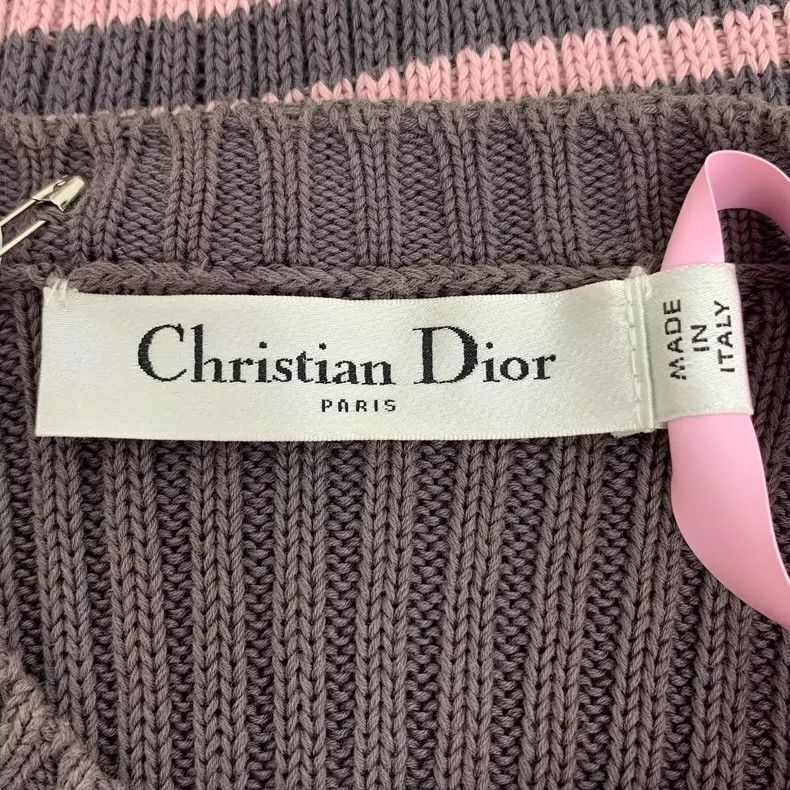 Dior Christian Dior Short Sleeve Striped Knit Shirt- DMC Size US S / EU 44-46 / 1 - 5 Thumbnail