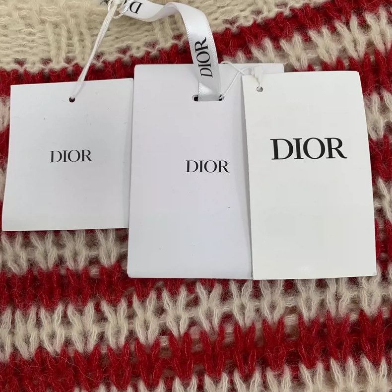 Dior Christian Dior Striped Long Sleeve Knit Sweater- DMC Size US S / EU 44-46 / 1 - 7 Thumbnail