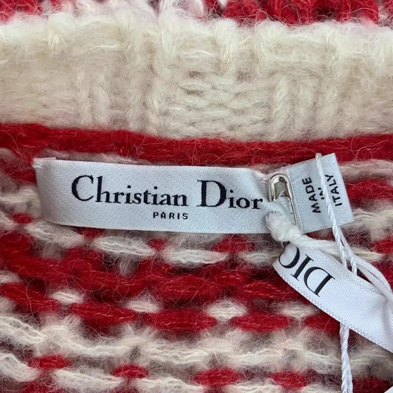 Dior Christian Dior Striped Long Sleeve Knit Sweater- DMC Size US S / EU 44-46 / 1 - 6 Thumbnail