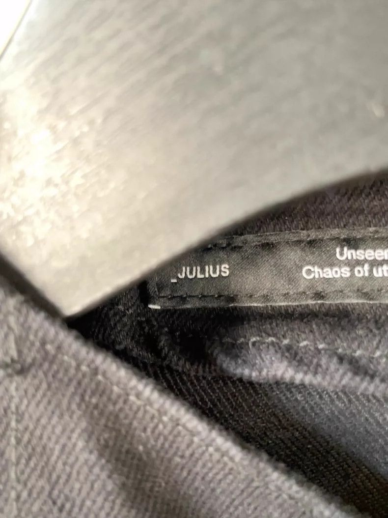 Julius Black Stand Collar Denim Jacket Size 1- DMC Size US M / EU 48-50 / 2 - 4 Thumbnail