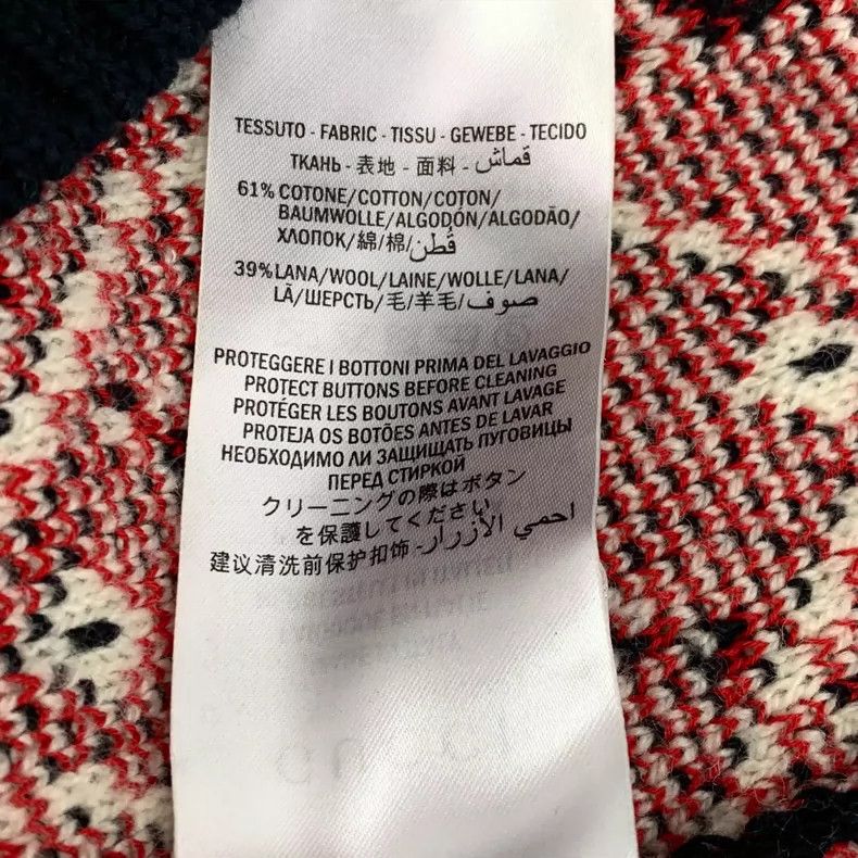 Gucci Gucci Color Block Logo Knit V-Neck Sweater- DMC Size US XS / EU 42 / 0 - 7 Thumbnail