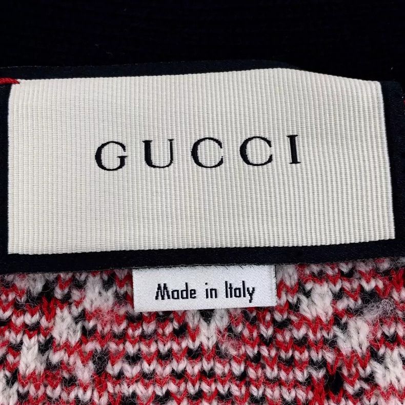 Gucci Gucci Color Block Logo Knit V-Neck Sweater- DMC Size US XS / EU 42 / 0 - 5 Thumbnail