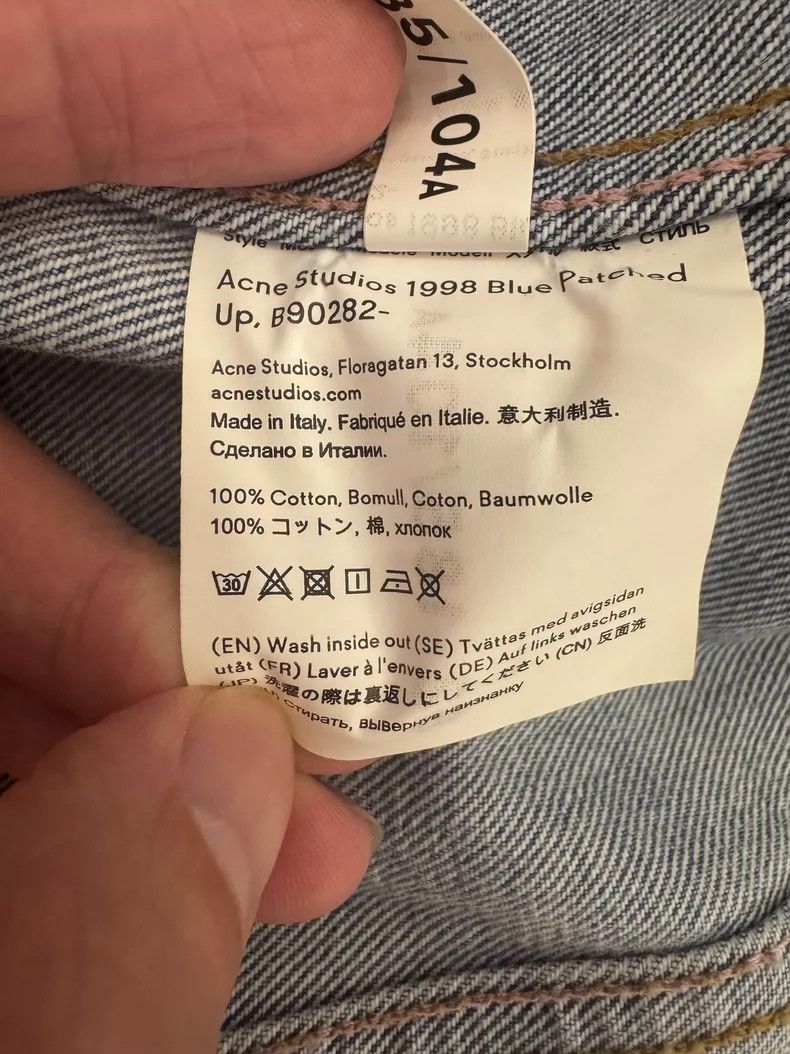 Acne Studios Acne Studios Distressed Denim Jacket Size 52- DMC Size US L / EU 52-54 / 3 - 8 Thumbnail
