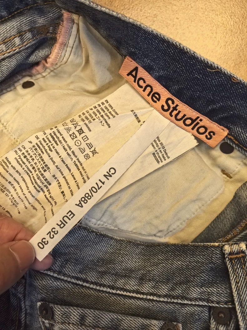 Acne Studios Acne Studios Blue Denim Straight Leg Pants- DMC Size US 32 / EU 48 - 3 Thumbnail