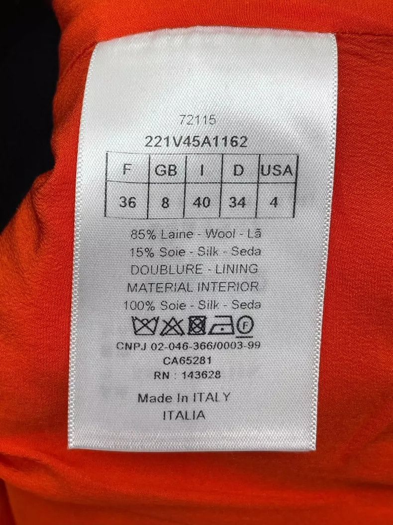 Dior Dior Double-breasted Orange Jacket- DMC Size US S / EU 44-46 / 1 - 7 Thumbnail