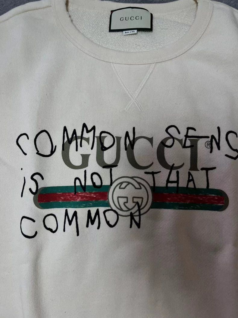 Gucci Gucci Sweatshirt with Unique Graphic Design- DMC Size US L / EU 52-54 / 3 - 3 Thumbnail