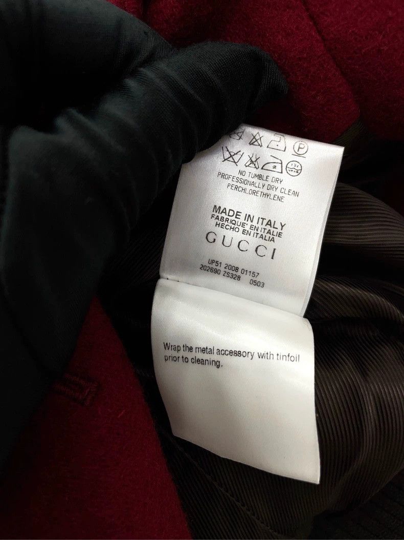 Gucci Short Wool Jacket with Gold Buttons- DMC Size US M / EU 48-50 / 2 - 8 Thumbnail