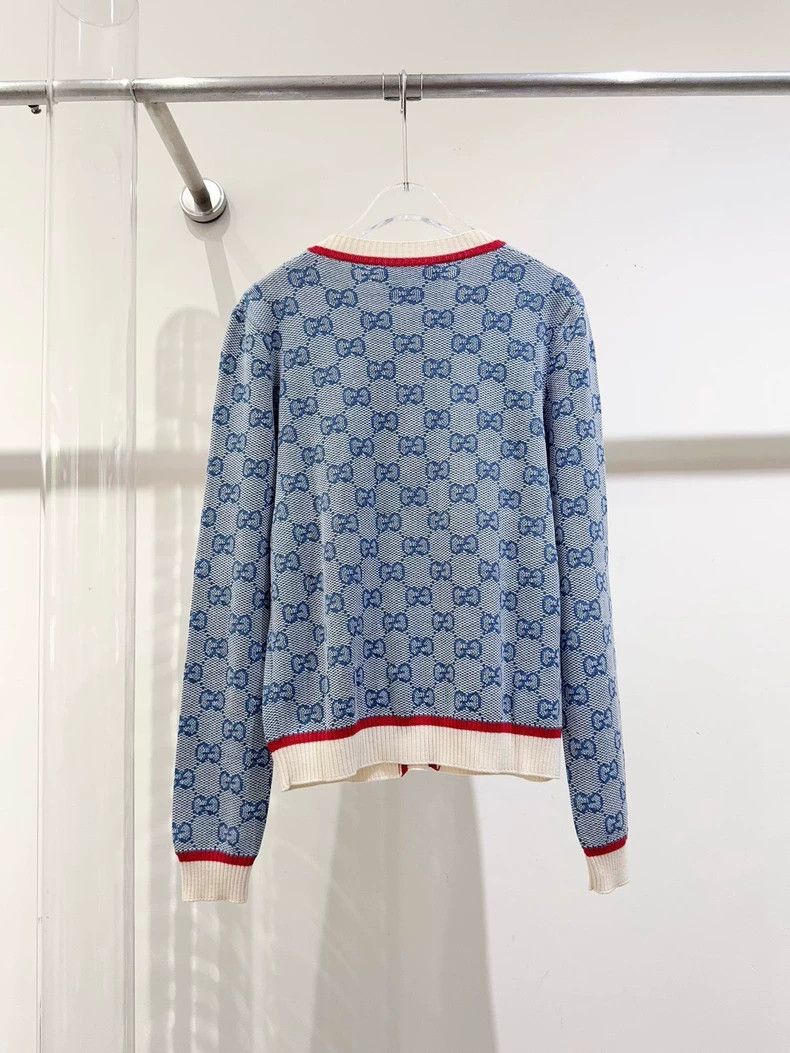 Gucci Gucci Logo Cardigan with Red Trim- DMC Size US M / EU 48-50 / 2 - 4 Thumbnail