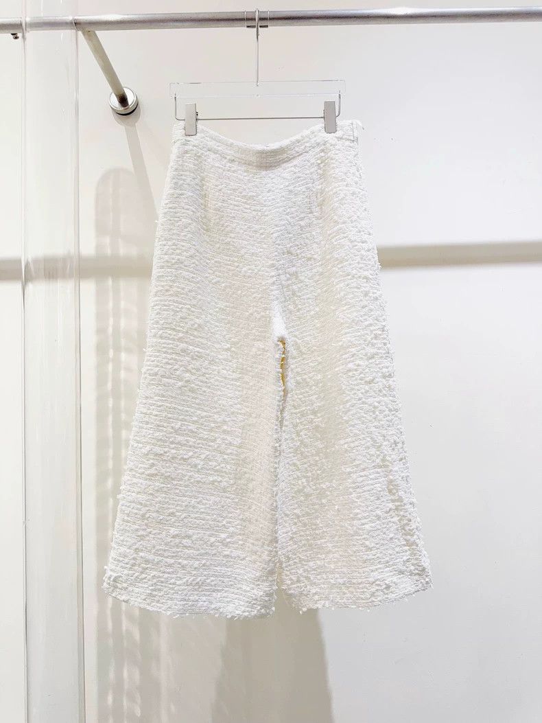 Chanel Chanel Wide-Leg Wool Pants 17P Collection- DMC Size US 38 / EU 54 - 3 Thumbnail