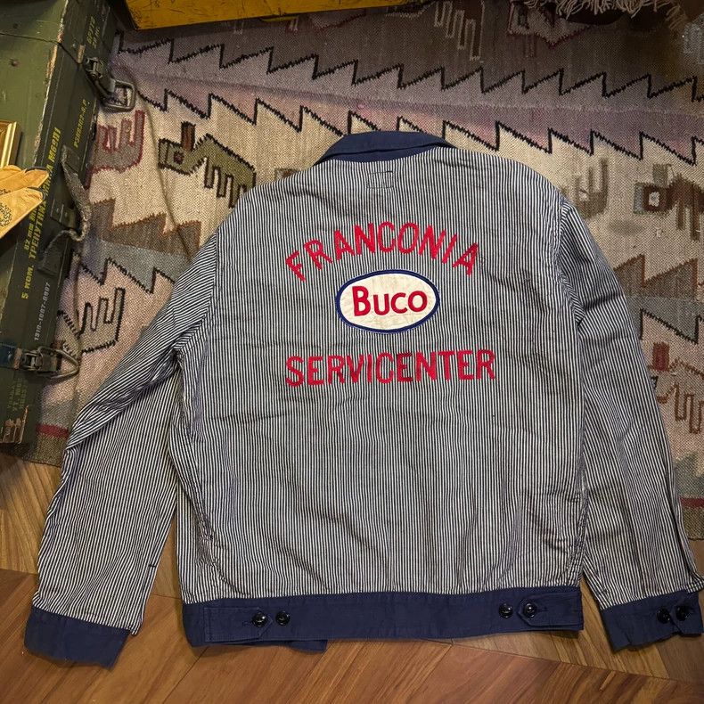 The Real McCoy's Buco Workwear Railway Jacket Striped Design- DMC Size US L / EU 52-54 / 3 - 2 Thumbnail
