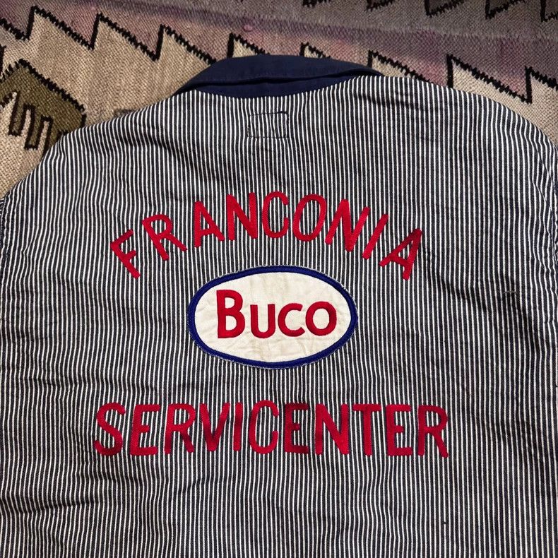 The Real McCoy's Buco Workwear Railway Jacket Striped Design- DMC Size US L / EU 52-54 / 3 - 4 Thumbnail