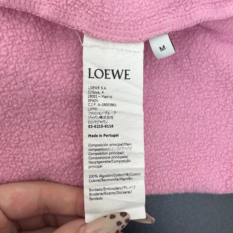 Loewe Loewe Pink Studio Hoodie with Hood- DMC Size US M / EU 48-50 / 2 - 7 Thumbnail