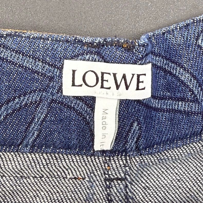 Loewe Loewe Blue Denim Skirt with Logo Design- DMC Size US 34 / EU 50 - 5 Thumbnail